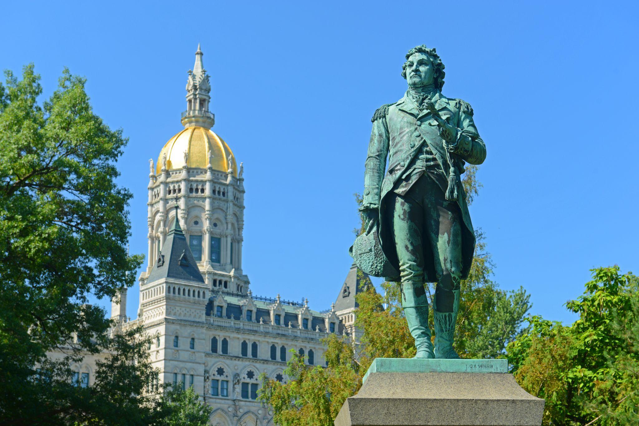 statue in Connecticut