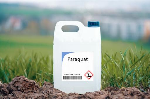 Bottle of Paraquat.